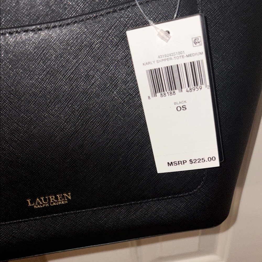 Elegant Black Tote Bag